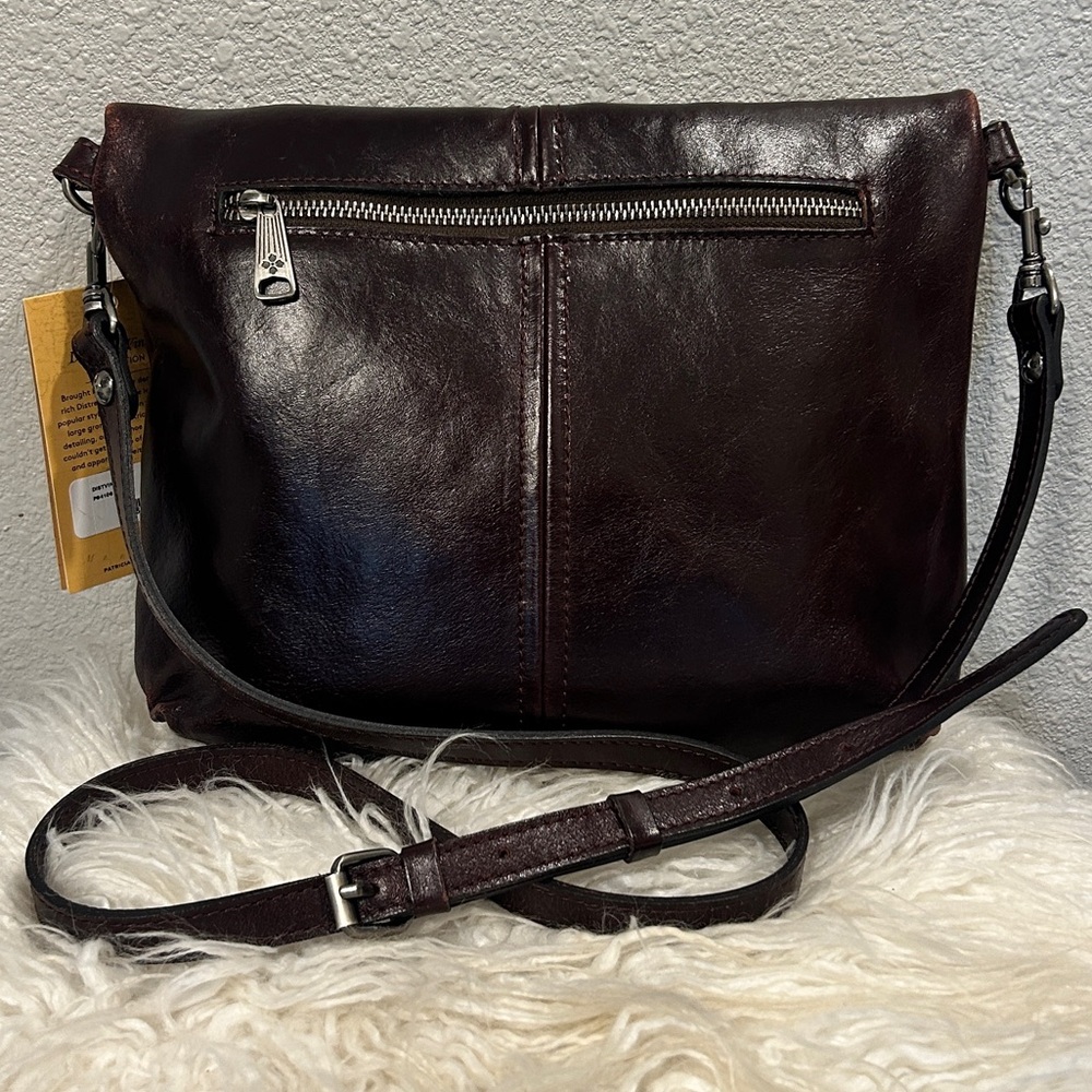 Patricia Nash Plum Leather Crossbody Bag - Picture 3 of 5